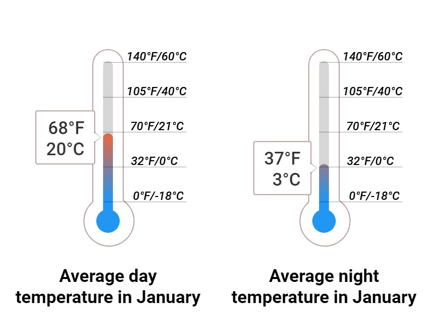 Average temperature